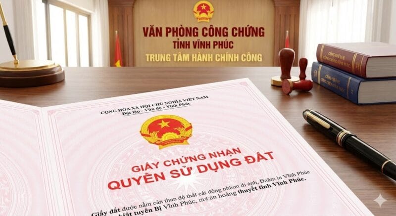 Dịch vụ làm sổ đỏ trọn gói tại Vĩnh Phúc