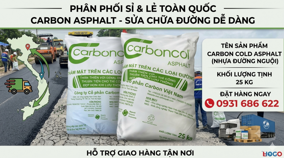 Bán nhựa đường đóng bao chất lượng cao tại kho