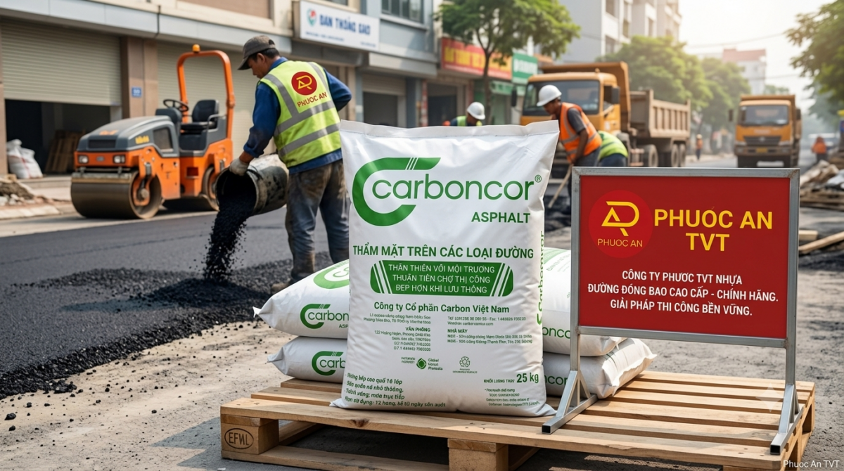 Bê tông nhựa đường trộn sẵn tại Cầu Giấy thi công ngõ hẹp