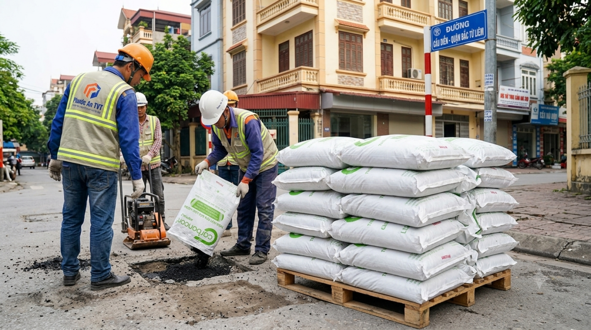 Mua bê tông nhựa đường trộn sẵn tại Bắc Từ Liêm giao hàng công trường