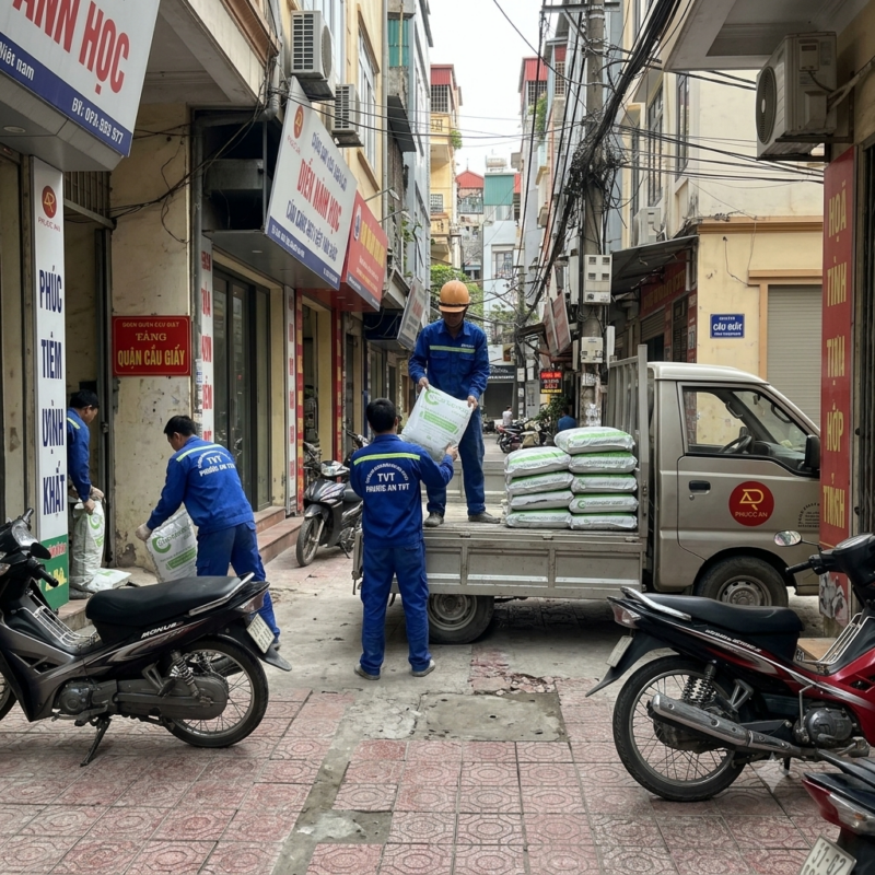 Mua bê tông nhựa đường trộn sẵn tại Cầu Giấy giao hàng tận nơi