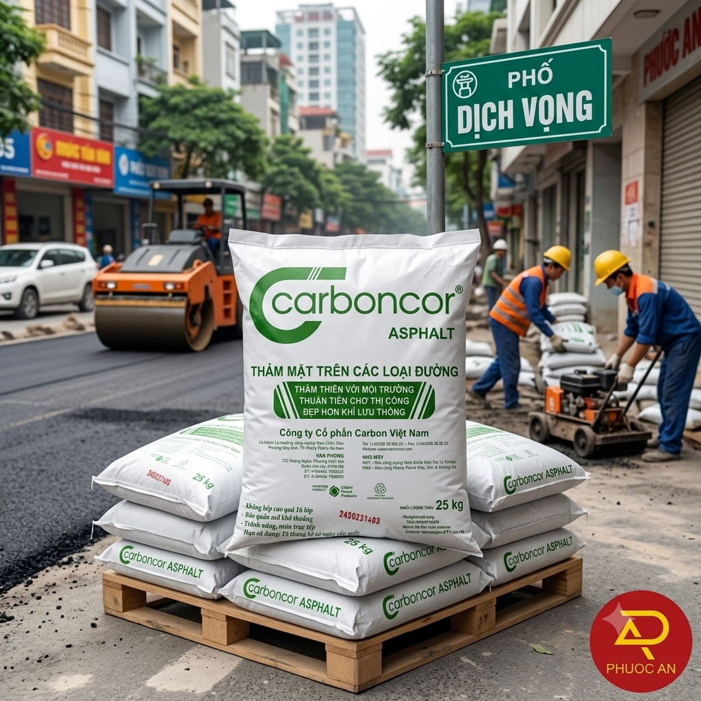 Bán nhựa đường đóng bao tại Cầu Giấy giao hàng tận nơi