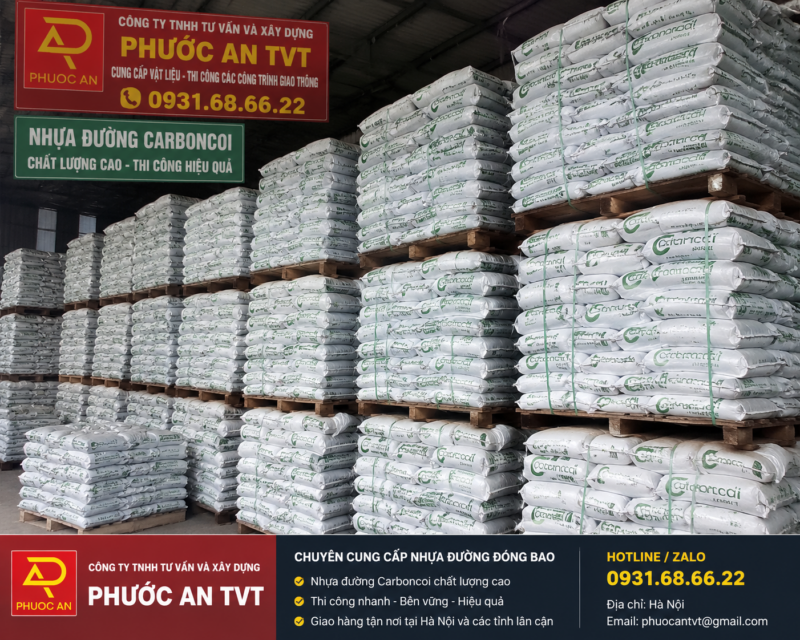 bê tông nhựa nguội tại ba đình đóng bao cao cấp
