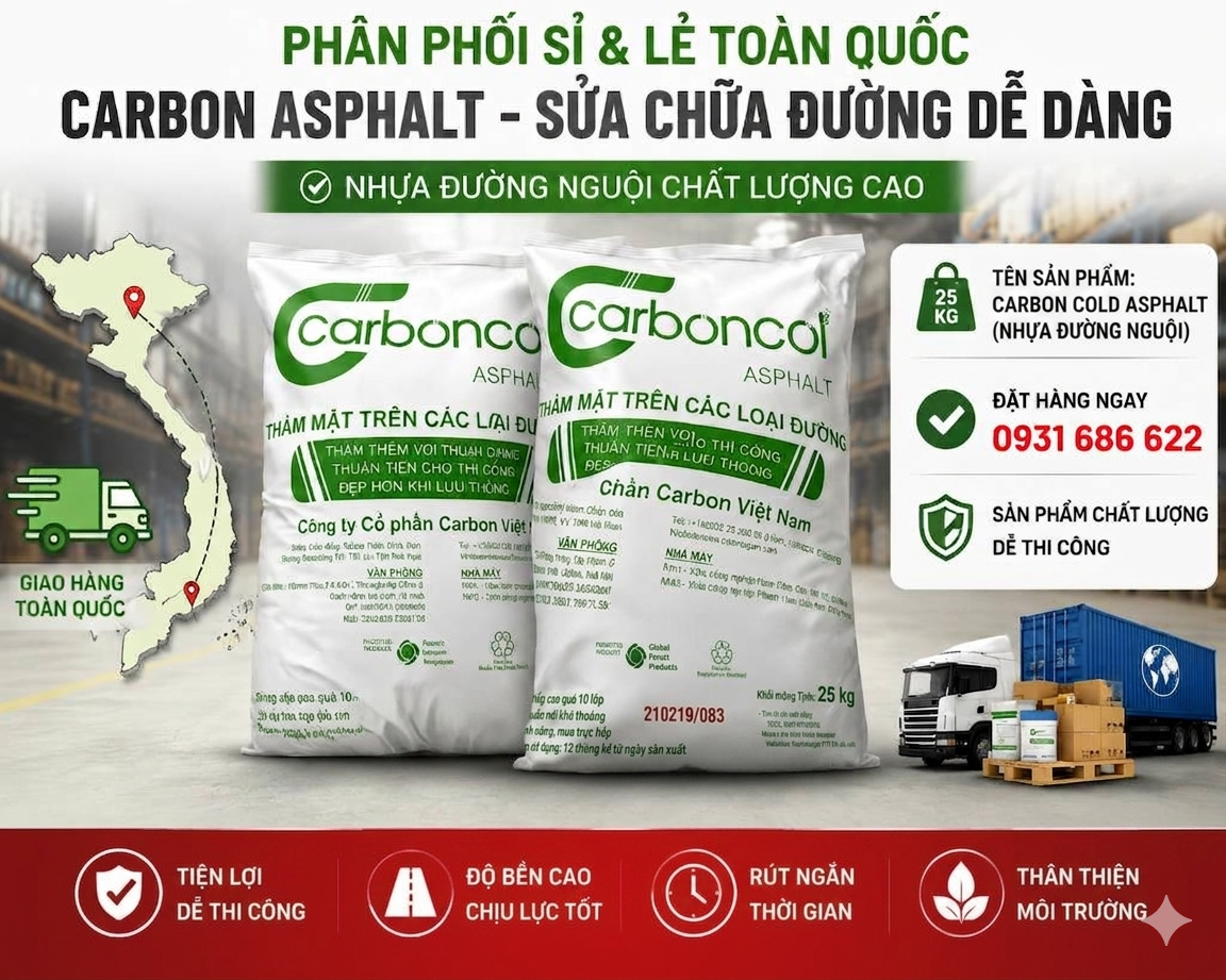 Bán nhựa đường đóng bao trộn sẵn tại Hà Nội giao tận nơi