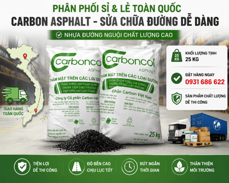 Mua nhựa đường đóng bao trộn sẵn tại Hà Nội uy tín giá rẻ