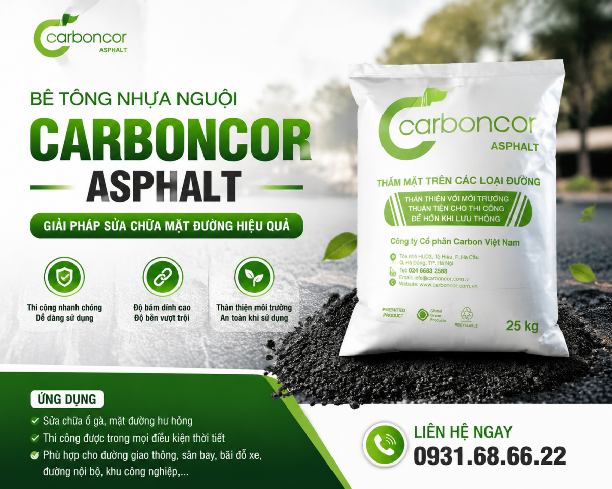 Mua nhựa đường asphalt đóng bao ở Hà Nội giá rẻ chất lượng