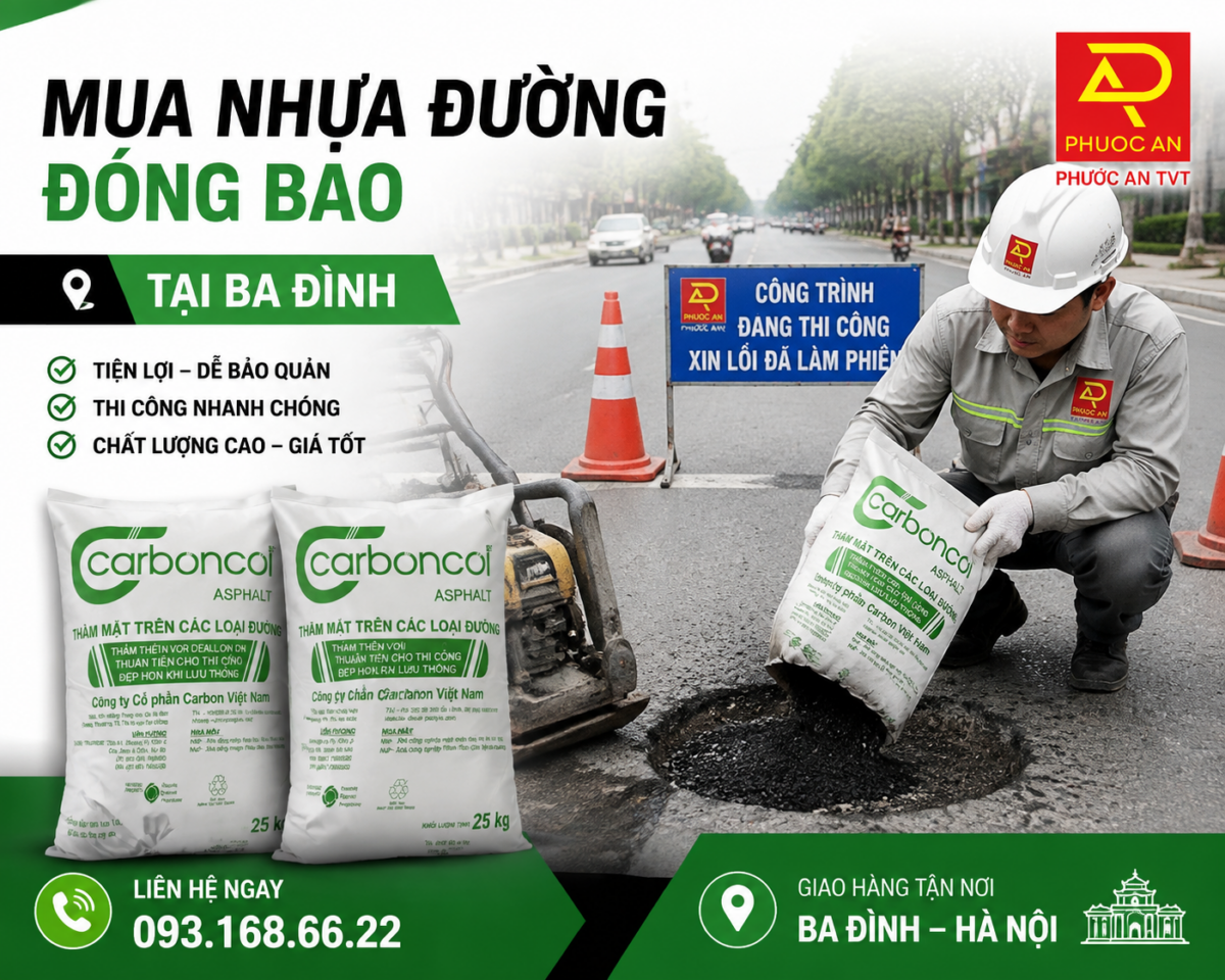 Mua nhựa đường đóng bao tại Ba Đình chất lượng cao Phước An