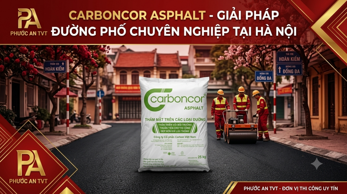 nhựa đường carboncor asphalt Hà Nội chính hãng