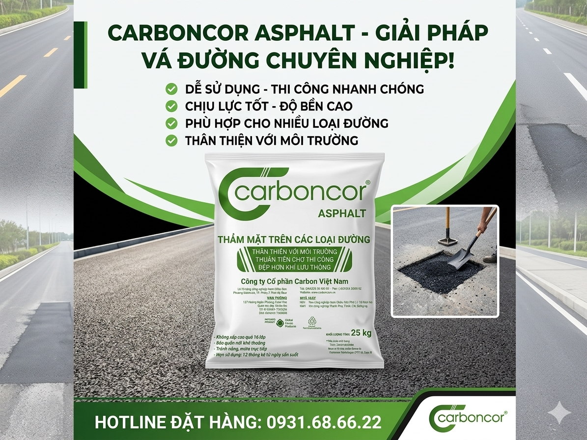 thi công nhựa đường nguội bê tông đóng bao tại Hà Nội trên đường phố