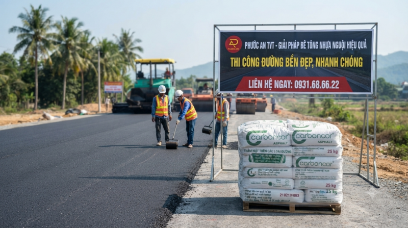 Mua nhựa đường đóng bao tại Hai Bà Trưng giao hàng ngõ hẹp