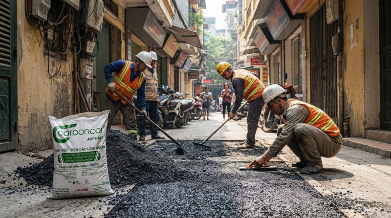 Mua Bê Tông Nhựa Đường Trộn Sẵn tại Đống Đa cho công trình ngõ phố