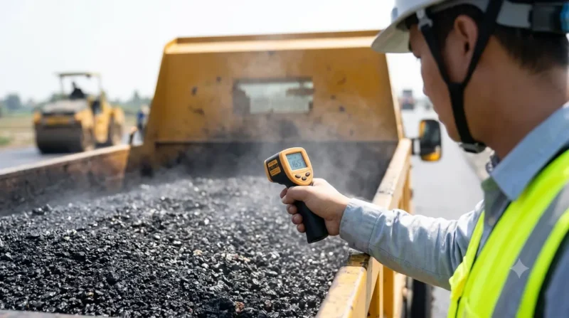 Thi công thảm bê tông nhựa nóng Vĩnh Phúc cho tuyến đường đô thị